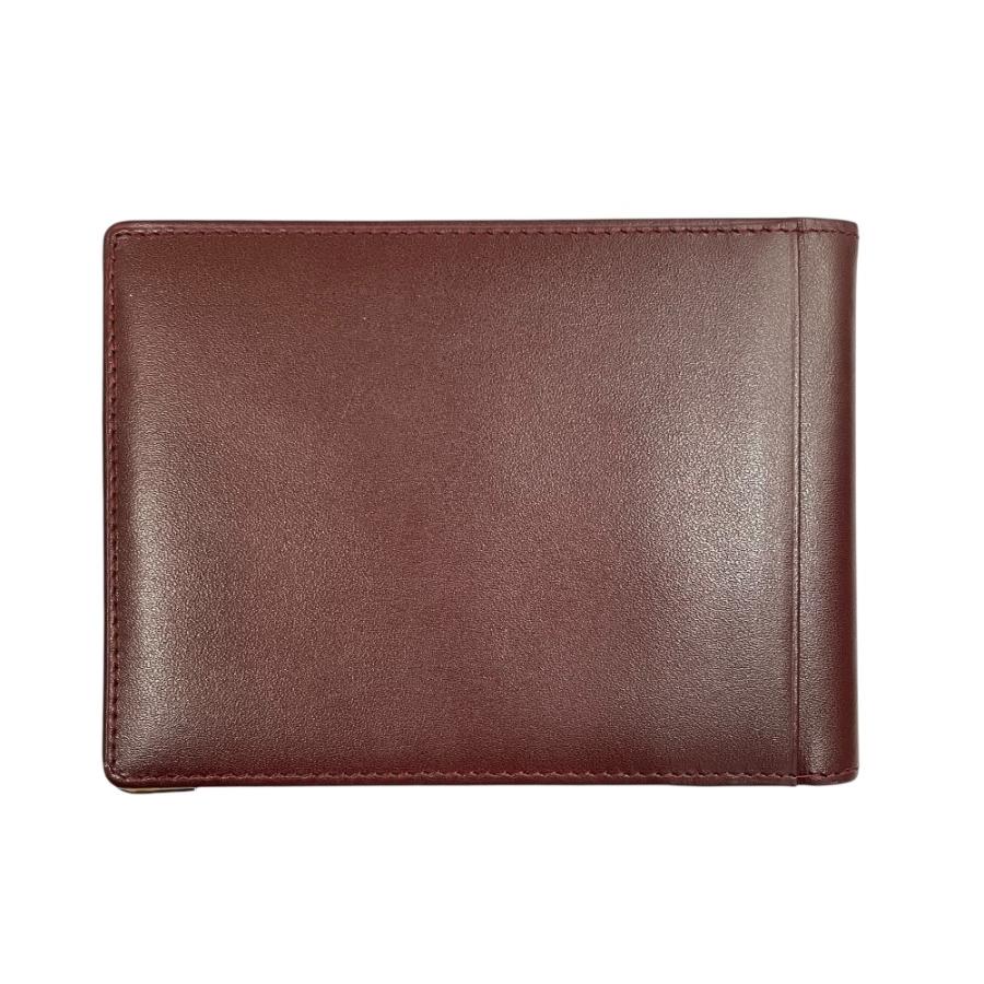 Cartier 美品 カルティエ マスト レザー 二つ折り財布