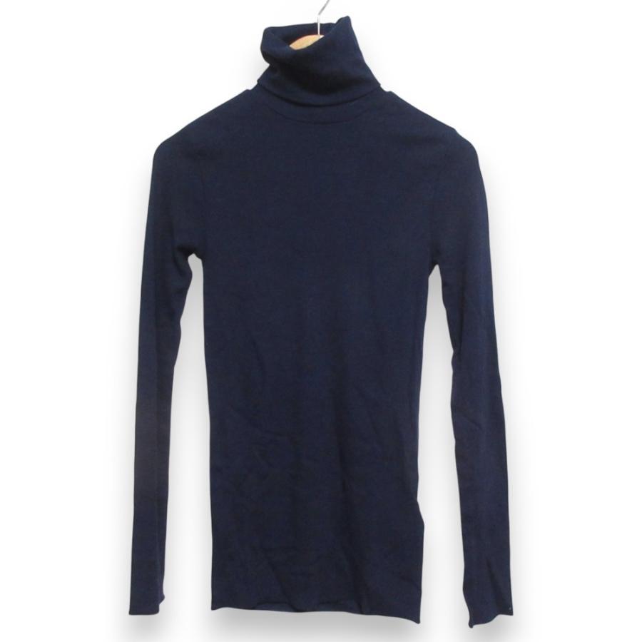 RLX Ralph Lauren ネイビー タートルネック L ローレン ラルフ ローレン LAUREN RALPH LAUREN ロゴ カシミヤ