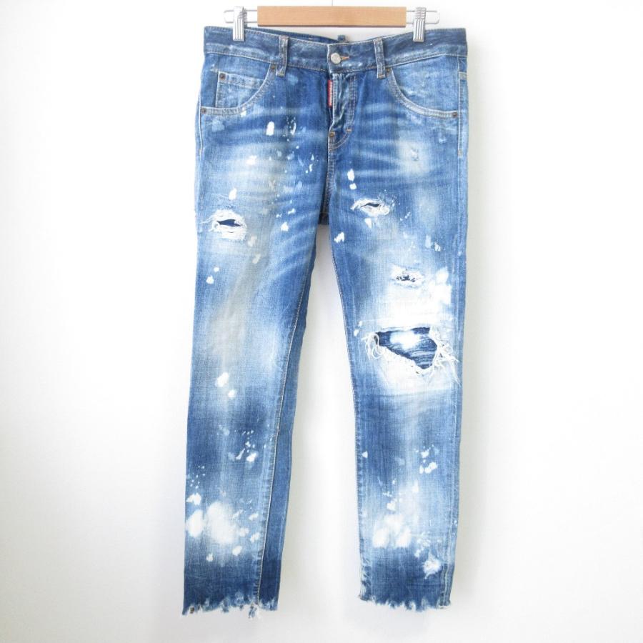 DSQUARED2（ディースクエアード） 美品 22AW DSQUARED2 レザー
