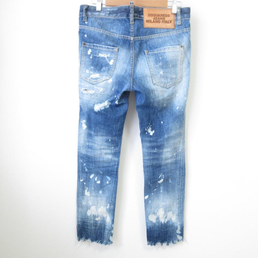 DSQUARED2（ディースクエアード） 美品 22AW DSQUARED2 レザーパッチ 