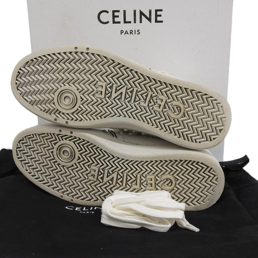 CELINE（セリーヌ） 良品 CT-01 レザー ハイトップ スニーカー