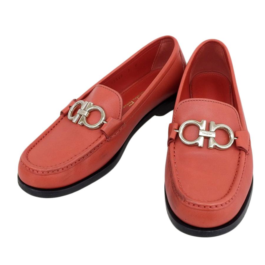 Ferragamo フェラガモ ローファー ガンチーニ 23.5㎝ D 7D ガンチーニ