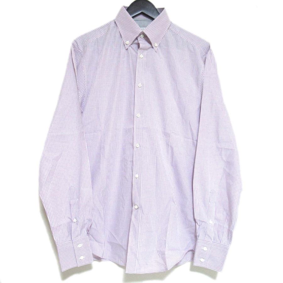 BRUNELLO CUCINELLI ブルネロクチネリ コットン BDシャツ L BRUNELLO CUCINELLI（ブルネロクチネリ） 美品 スリムフィット