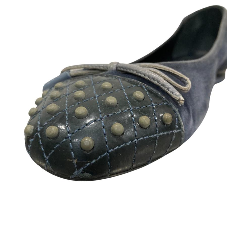美品 TOD'S トッズ スエード ゴンミーニ ドライビングシューズ