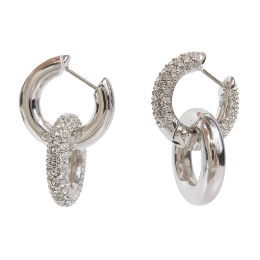 SWAROVSKI 新品同様 スワロフスキー Dextera フープピアス