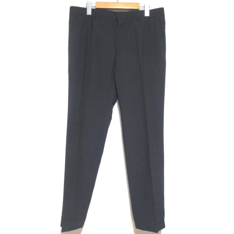 HERMÈS エルメス スラックス 44 ウール100% グレー系 高級パンツ