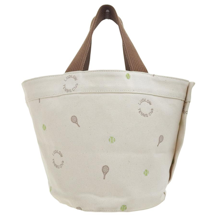 LUDLOW（ラドロー） 美品 テニスクラブ キャンバス トートバッグ S