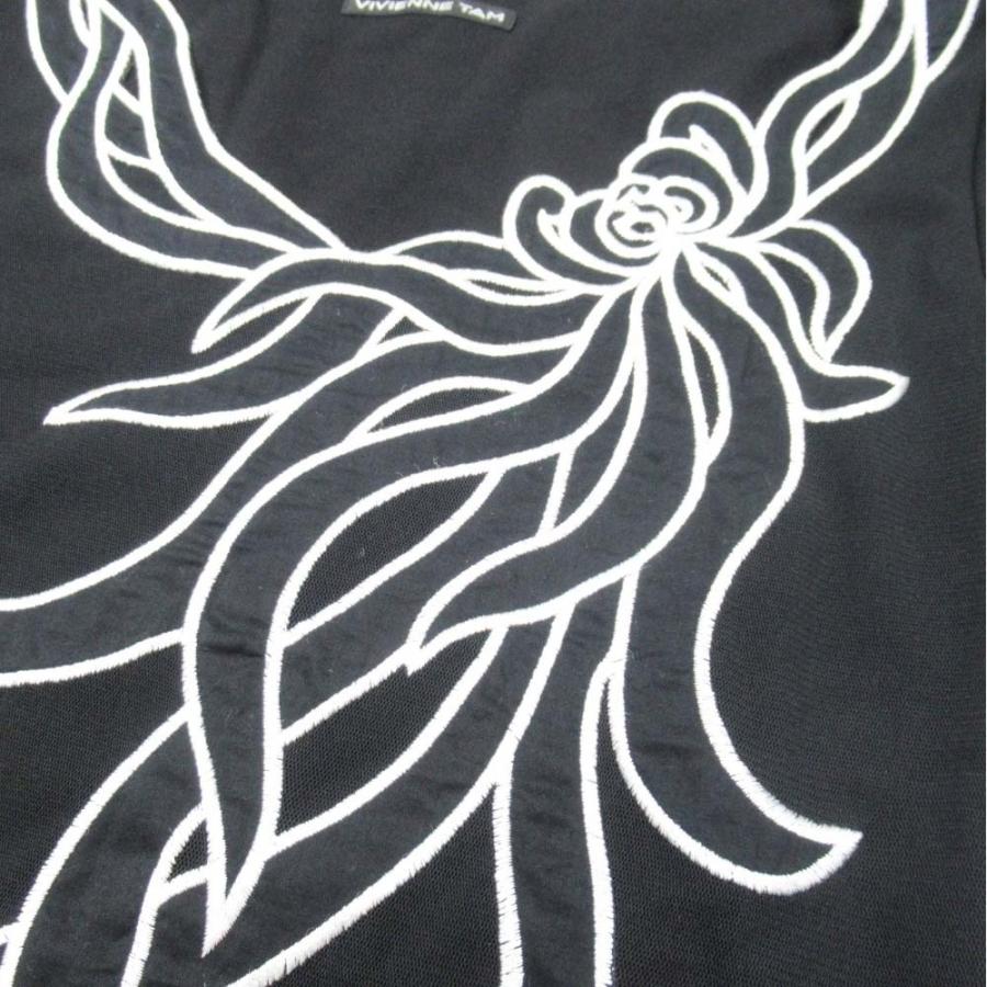 Vivienne Tam 刺繍入り長袖 メッシュTシャツ ヴィンテージ 【公式通販】