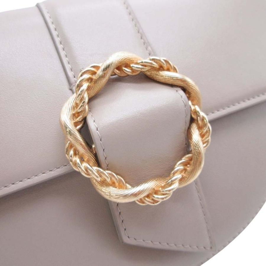 新品同様 ADEAM アディアム Half Moon Pochette ハーフムーン ポシェット レザー ショルダー バッグ チェーン ゴールド金具 ベージュ レディース 古着 中古 USED ADEAM（アディアム） 新品同様 Half Moon Pochette ハーフムーン