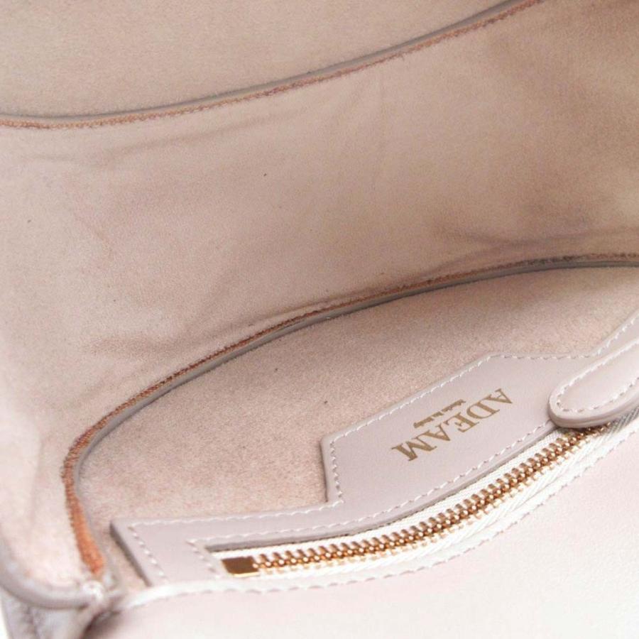 新品同様 ADEAM アディアム Half Moon Pochette ハーフムーン ポシェット レザー ショルダー バッグ チェーン ゴールド金具 ベージュ レディース 古着 中古 USED ADEAM（アディアム） 新品同様 Half Moon Pochette ハーフムーン