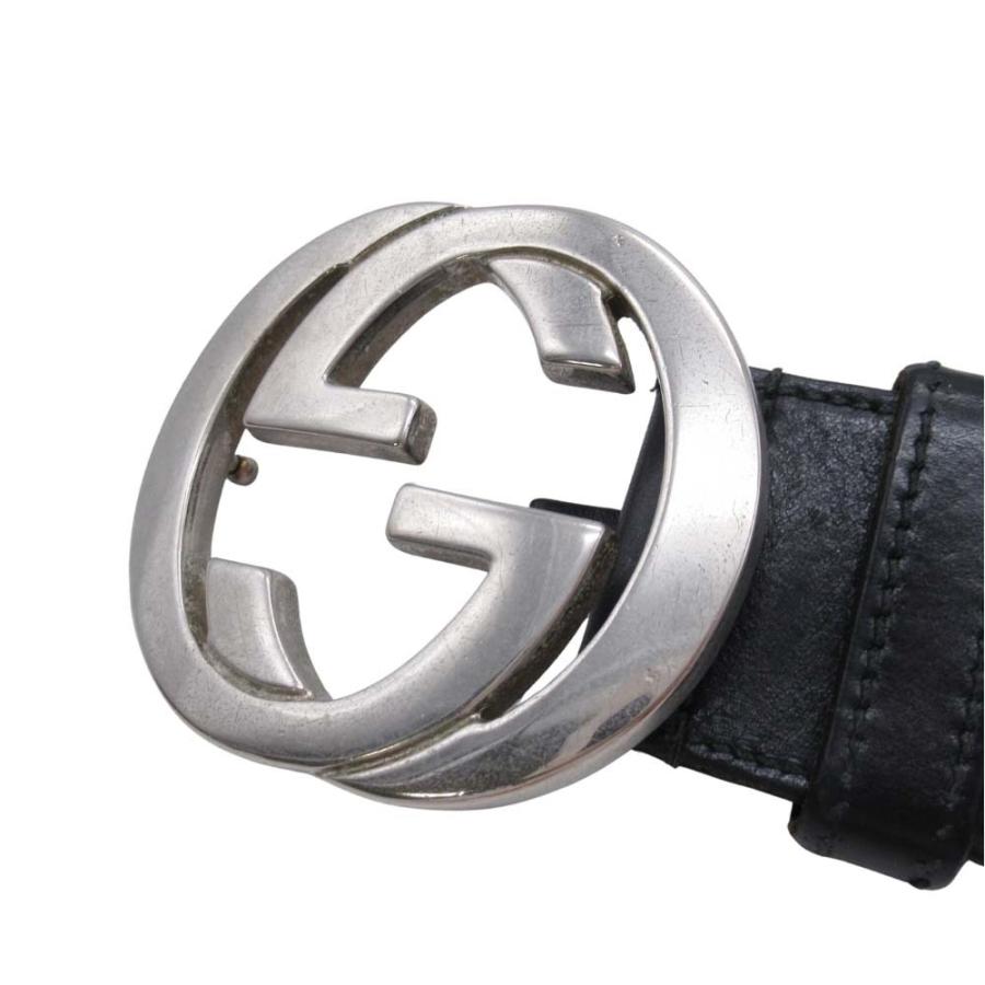 良品 グッチ 114984 インターロッキングG ロゴバックル レザーベルト GUCCI 良品 グッチ 114984 インターロッキングG ロゴバックル