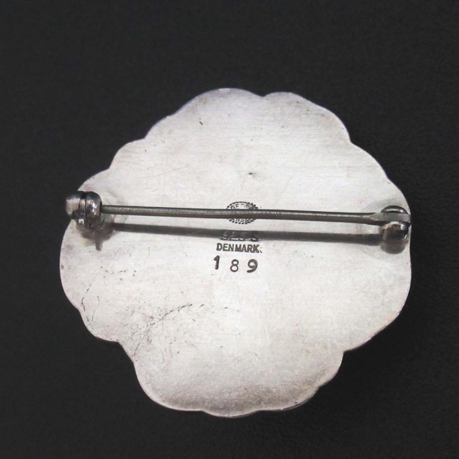 Georg Jensen（ジョージ ジェンセン） 美品 189 925SV フラワー 