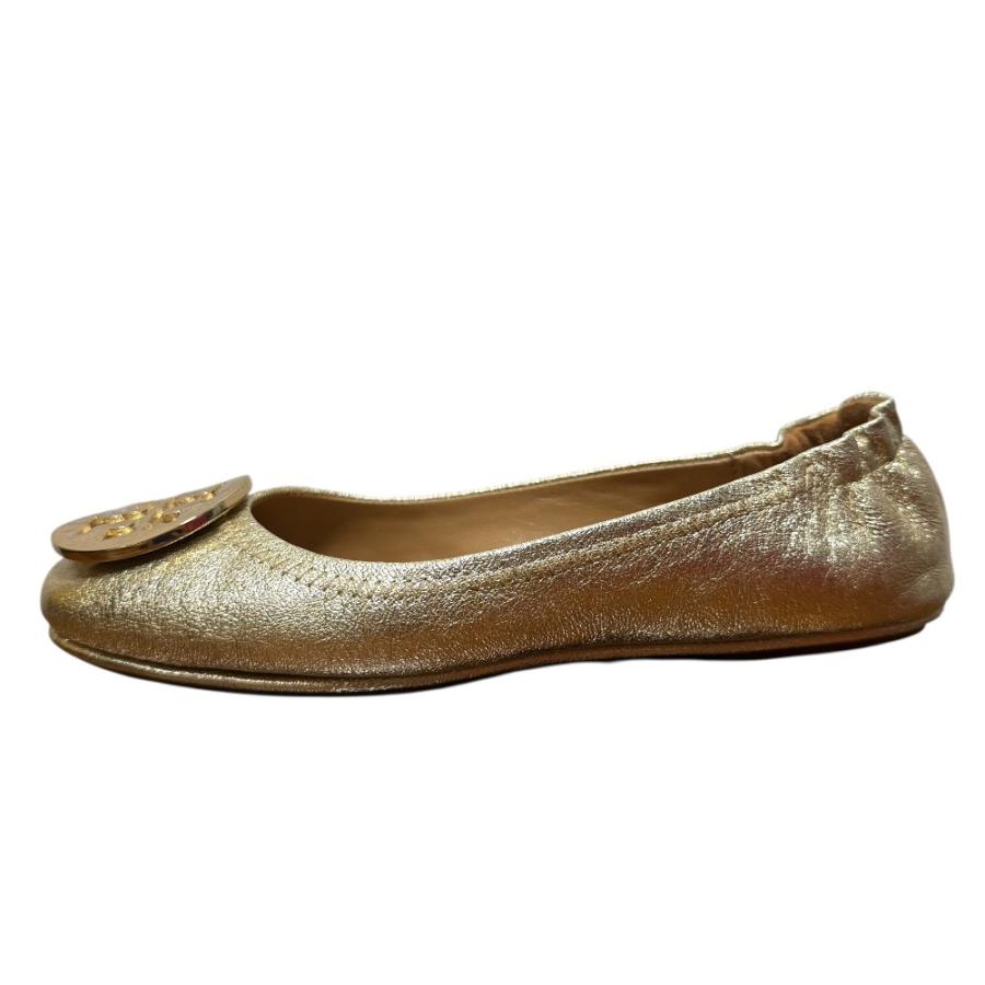 TORY BURCH（トリーバーチ） 美品 レザー フラットパンプス バレエ
