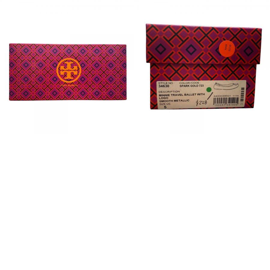 TORY BURCH（トリーバーチ） 美品 レザー フラットパンプス バレエ