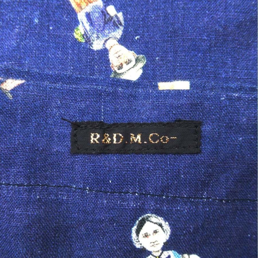 美品 R&D.M.Co オールドマンズテーラー GREATMANS LINEN TOTE BAG 
