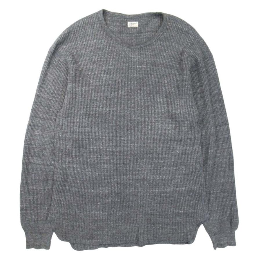 PHIGVEL（フィグベル） 美品 サーマル ワッフル Tシャツ クルーネック