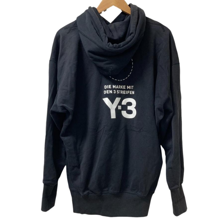 【レア】Y-3 ワイスリー STACKED LOGO HOODIE パーカーS Y-3 良品 ワイスリー ヨウジヤマモト×アディダス STACKED LOGO