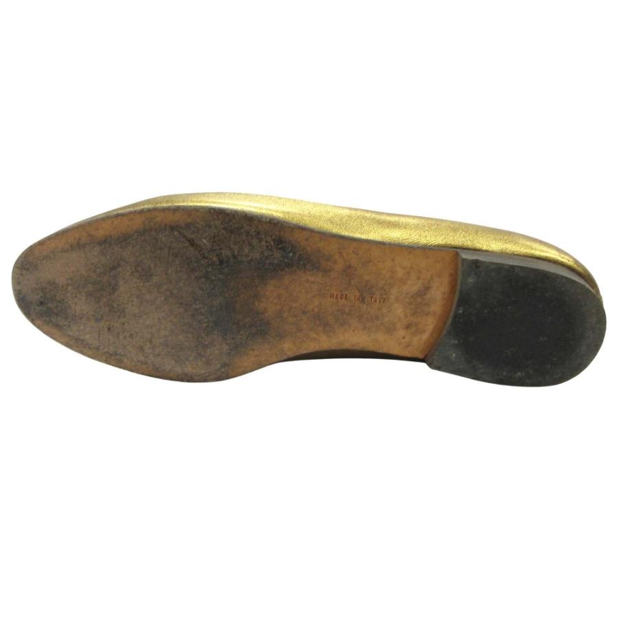 Salvatore Ferragamoフェラガモゴールドガンチーニローファー85 Salvatore Ferragamo サルヴァトーレフェラガモ NEWYORK