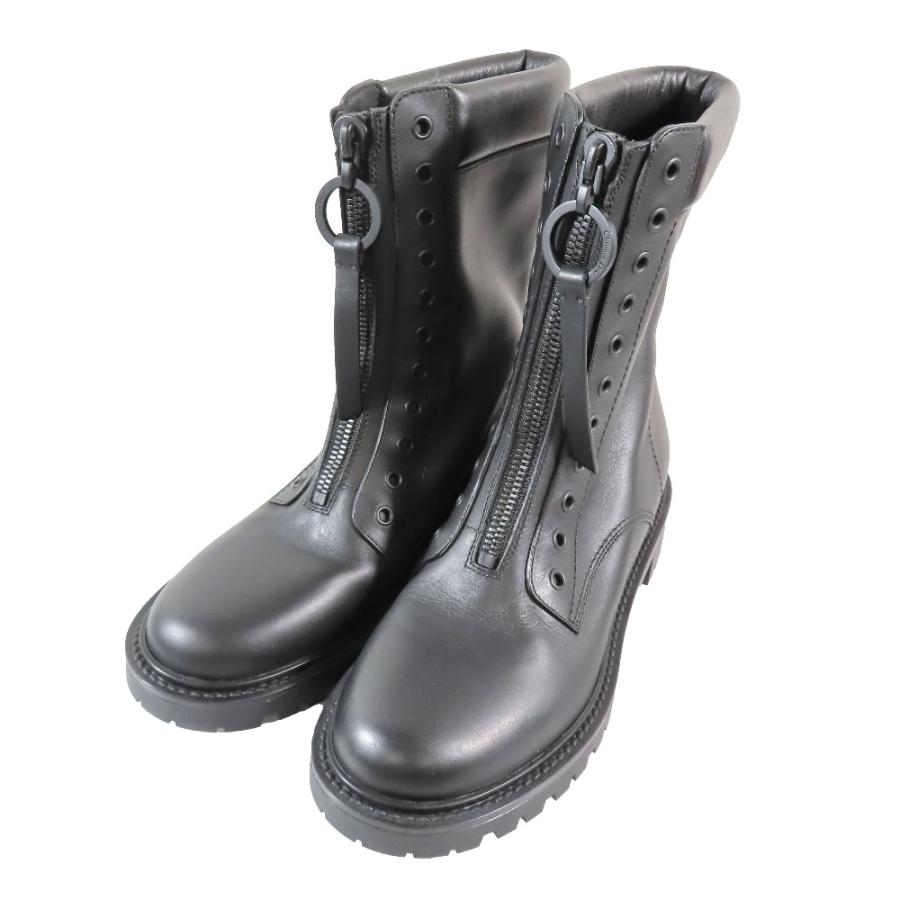 Christian Dior 未使用 クリスチャンディオール フロントジップ レザー  