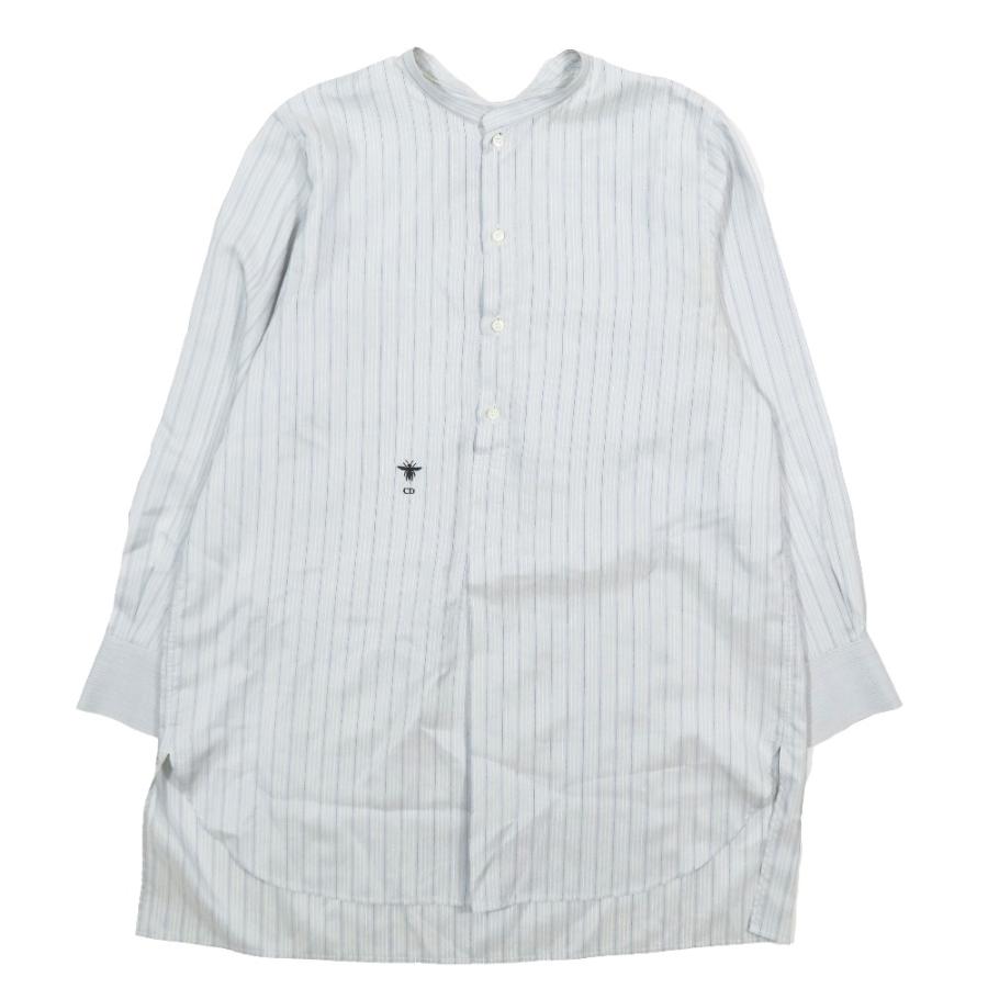 cz15 Christian Dior 長袖 ジャケット 白 レディースL相当 Christian Dior 良品 クリスチャンディオール Bee CDロゴ 刺繍