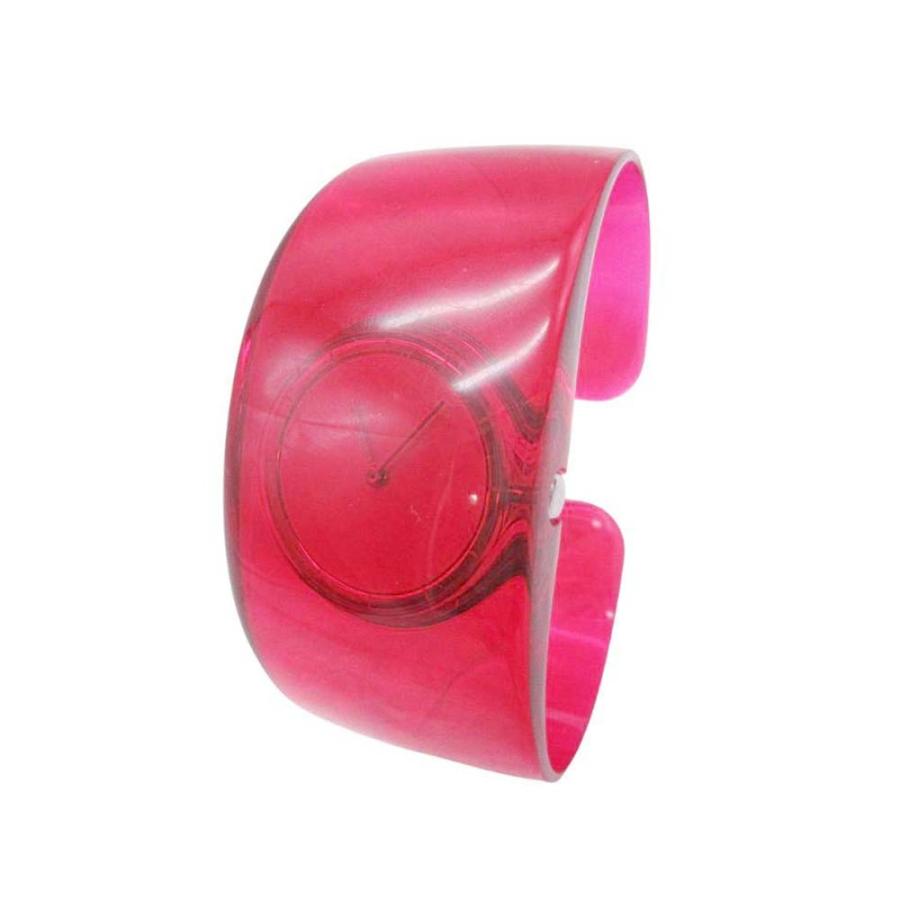 ISSEY MIYAKE イッセイミヤケ バングルウォッチ レッド 腕時計 ISSEY MIYAKE ジャンク品 イッセイミヤケ WATCH O 腕時計
