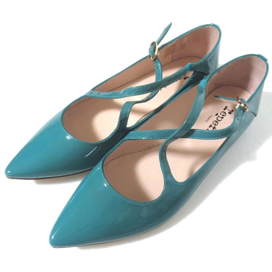 repetto（レペット） 未使用 パテントレザー ポインテッドトゥ 