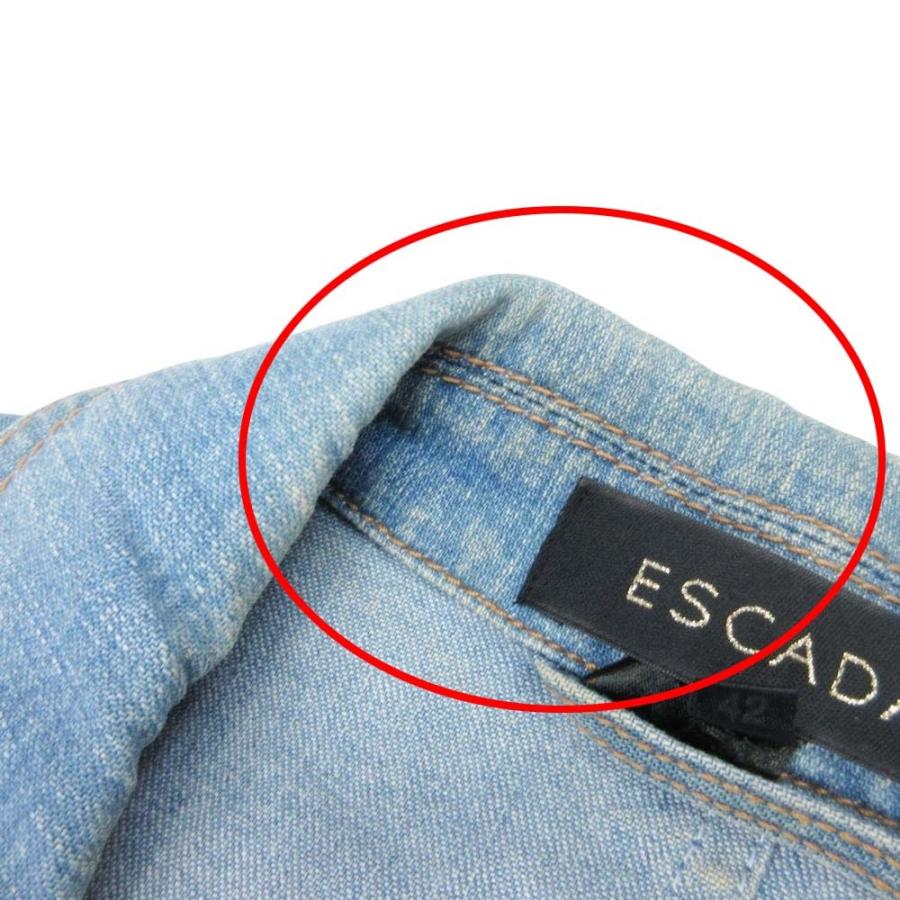 ESCADA（エスカーダ） 良品 ロゴパッチ デニム テーラード