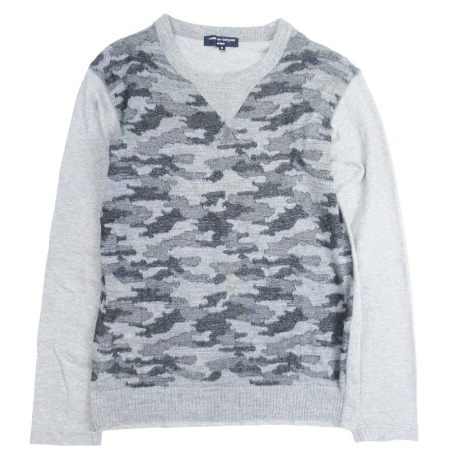 コムデギャルソンオム　ドット　ダメージ　穴あき　ロンT 長袖　tシャツ ニット コムデギャルソンオム ドット ダメージ 穴あき ロンT 長袖 tシャツ