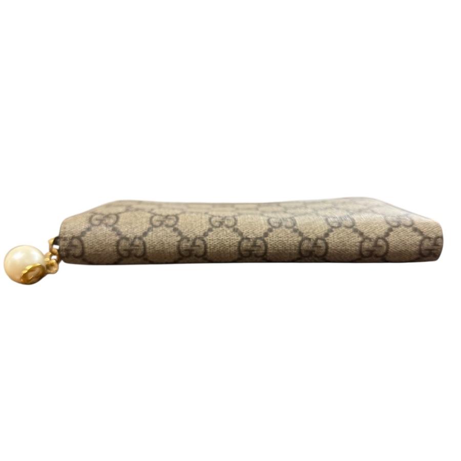 GUCCI（グッチ） 美品 GGスプリーム パールチャーム ラウンド 