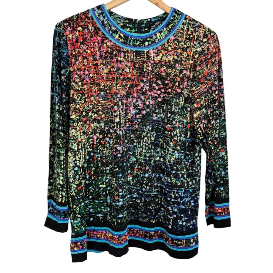 LEONARD FASHION 美品 レオナールファッション シルクブレンド 長袖  