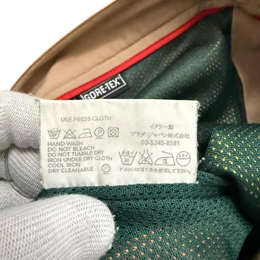 美品 PRADA SPORT プラダスポーツ GORE-TEX パンツ 48 ベージュ メンズ