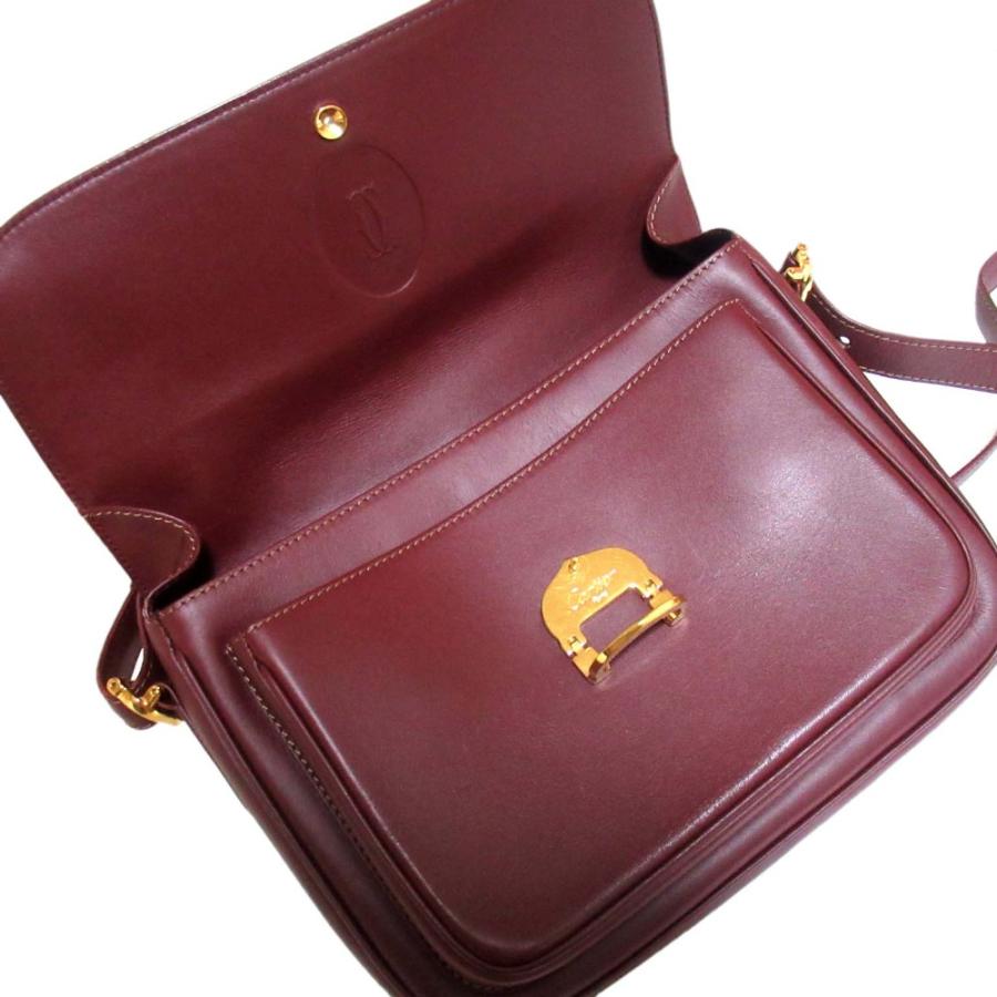 未使用保管品✨カルティエ レザー　ショルダーバッグ マストライン フラップ Cartier 美品 カルティエ マストライン レザー クロスボディ