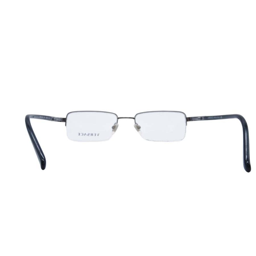 VERSACE ヴェルサーチ ハーフリム グレカ サングラス メガネフレームのみ VERSACE 未使用 ヴェルサーチ グルカ模様 サングラス ハーフリム