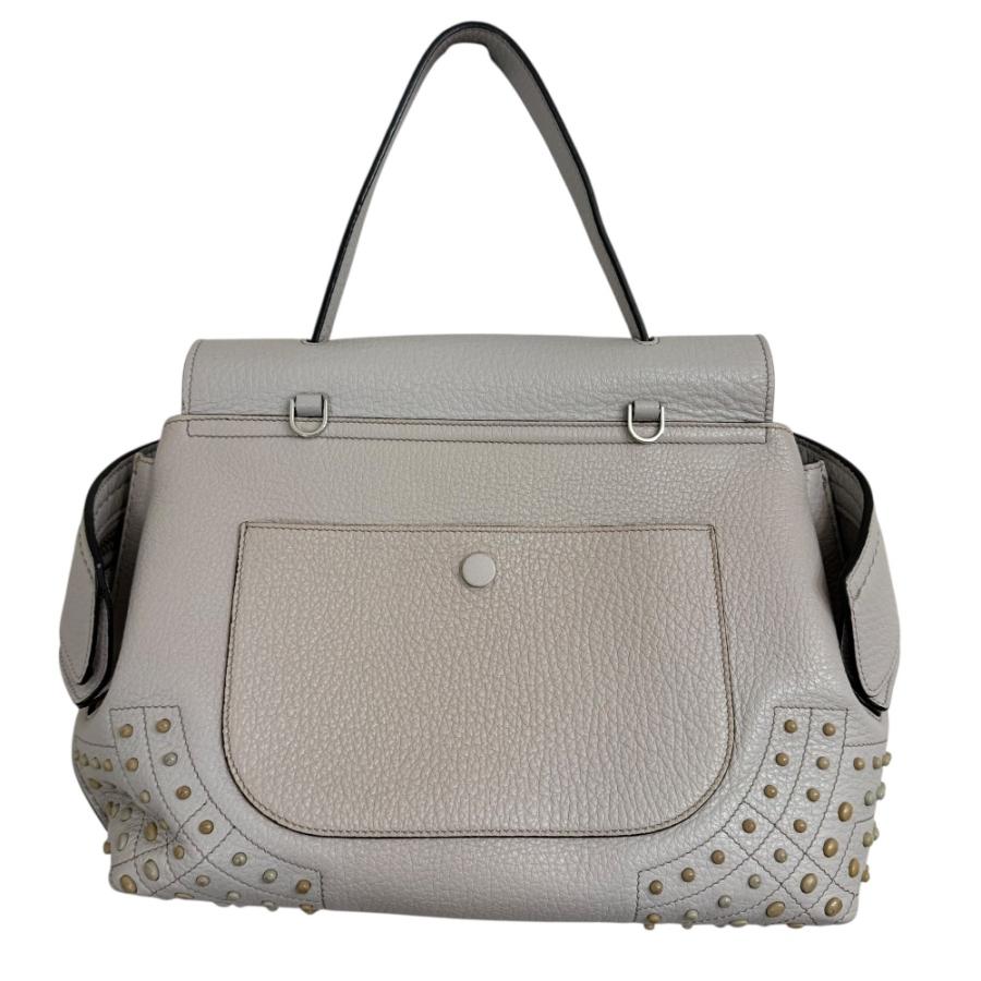 美品 TOD'S トッズ ウェーブ レザー ゴンミーニ 2way ハンドバッグ