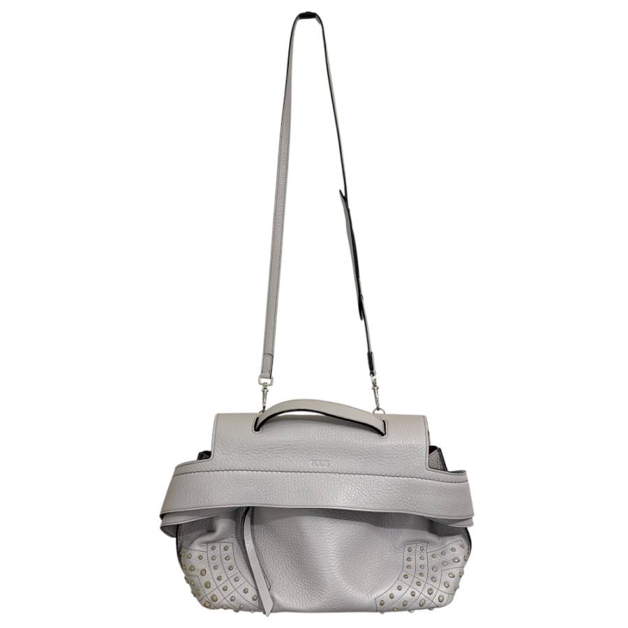 美品 TOD'S トッズ ウェーブ レザー ゴンミーニ 2way ハンドバッグ