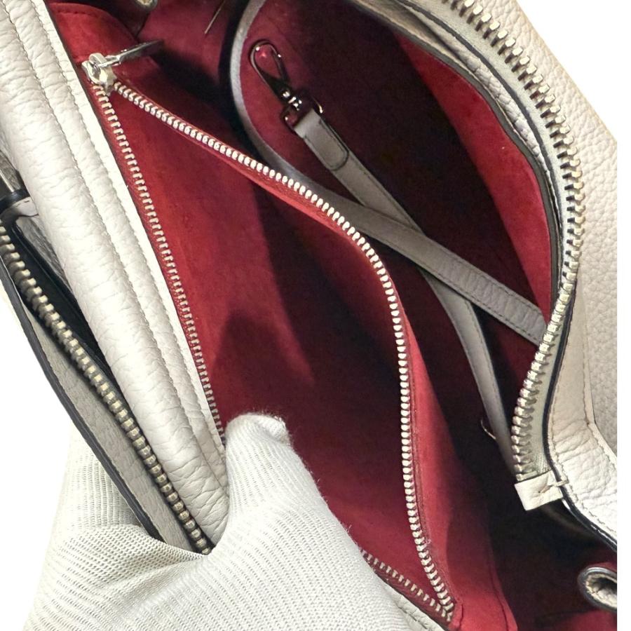 美品 TOD'S トッズ ウェーブ レザー ゴンミーニ 2way ハンドバッグ