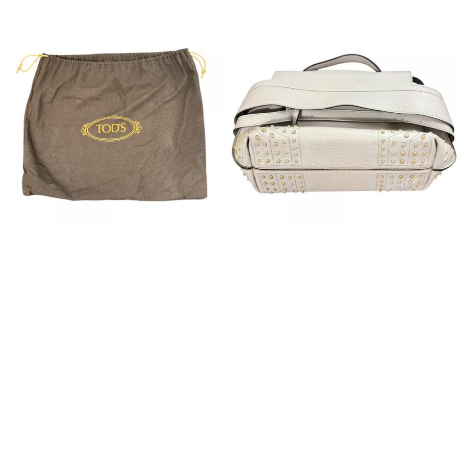 美品 TOD'S トッズ ウェーブ レザー ゴンミーニ 2way ハンドバッグ