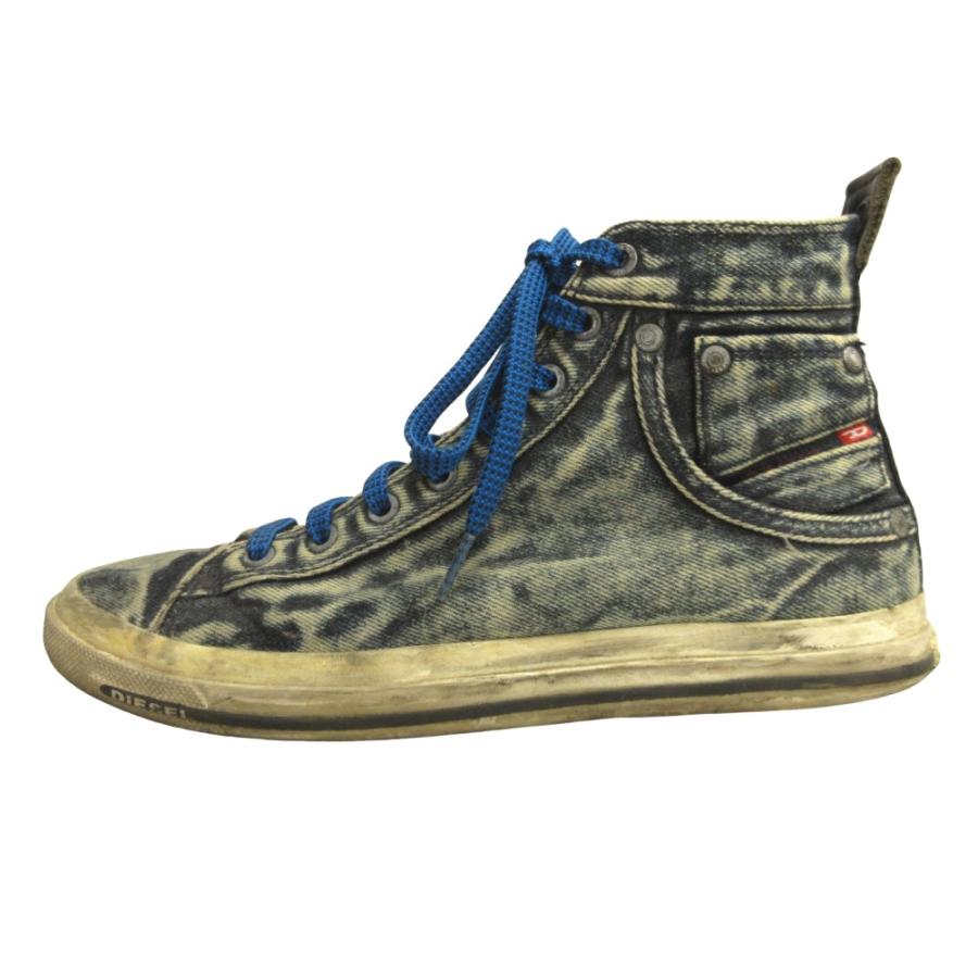 DIESEL（ディーゼル） デニム スニーカー シューズ 靴 ハイカット