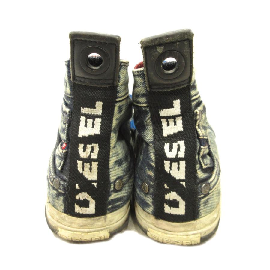DIESEL（ディーゼル） デニム スニーカー シューズ 靴 ハイカット