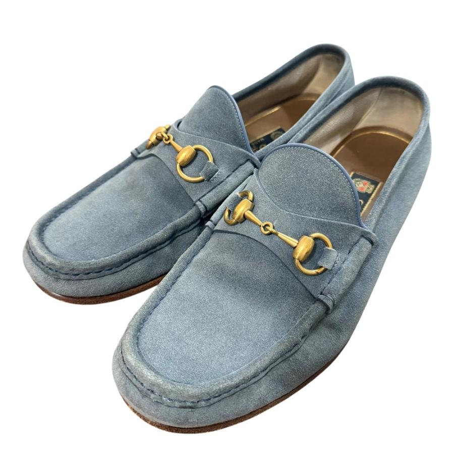 GUCCI（グッチ） 良品 スエード ホースビット ローファー サイズ8 約