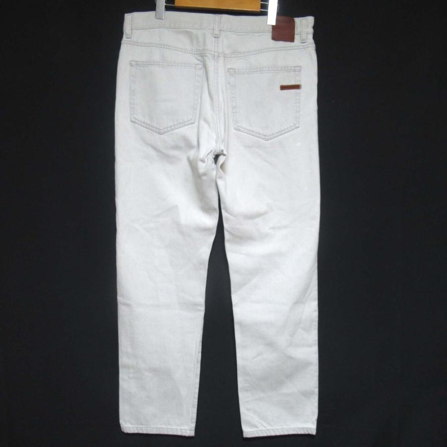 ZEGNA（ゼニア） 良品 スリムフィット レザーパッチ デニムパンツ 