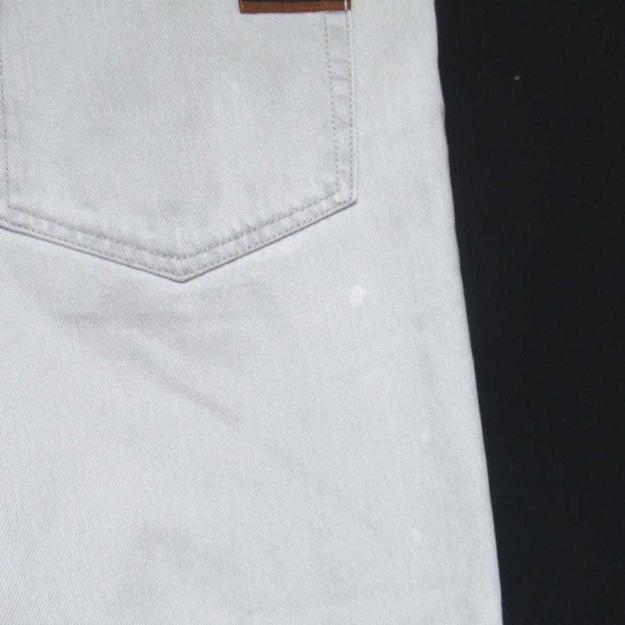 ZEGNA（ゼニア） 良品 スリムフィット レザーパッチ デニムパンツ 