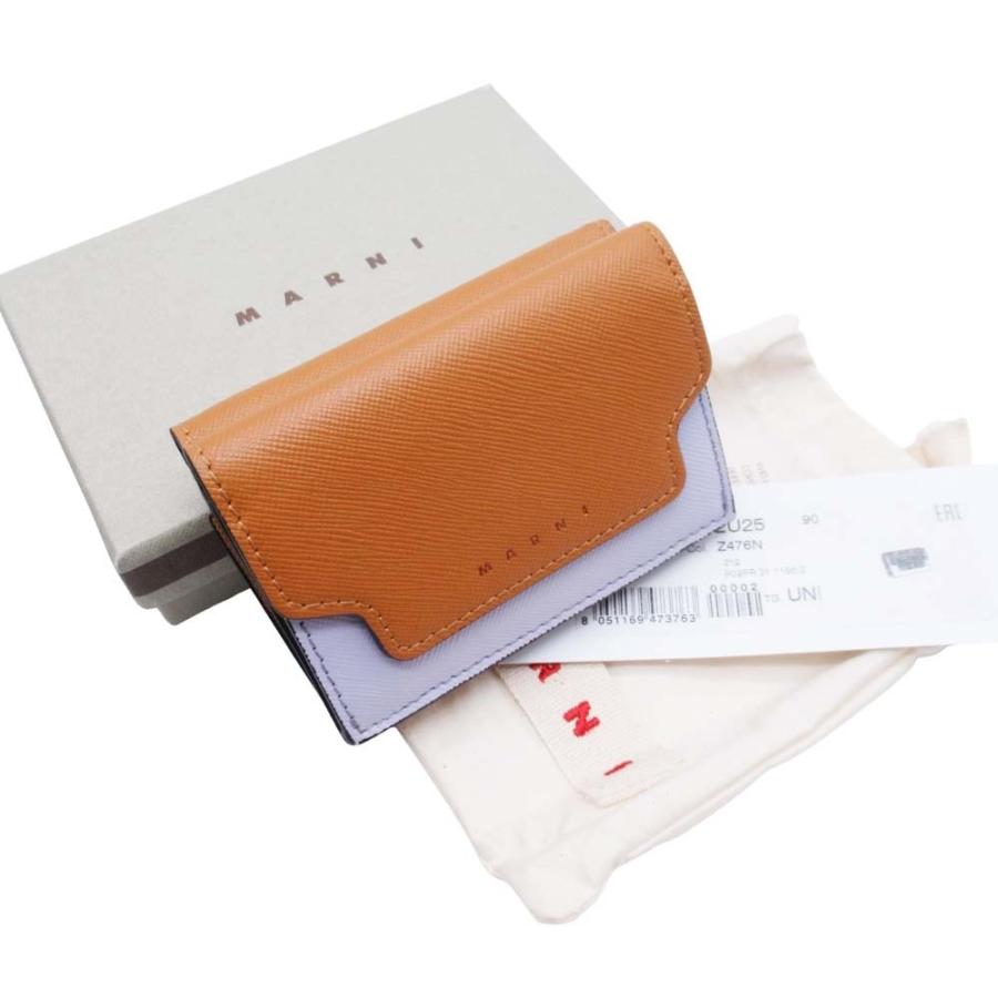 MARNI（マルニ） 美品 21aw MARNI TRUNK トランク 三つ折り財布