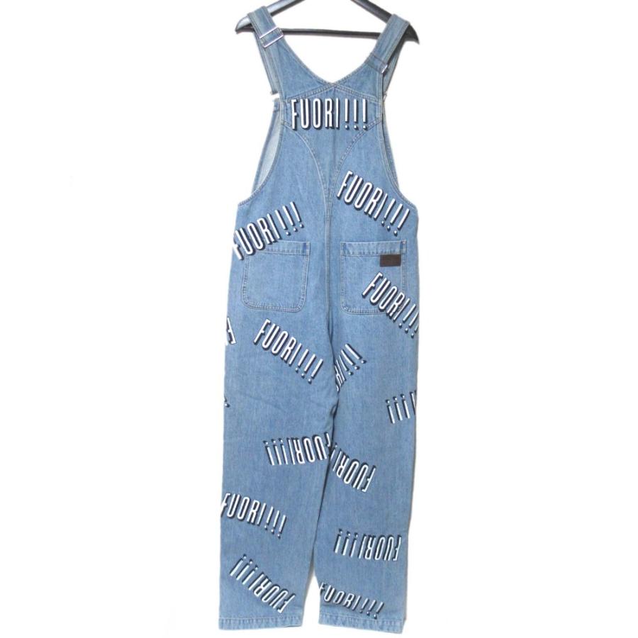 GUCCI（グッチ） 美品 23AW GUCCI FUORI プリント デニム サロペット
