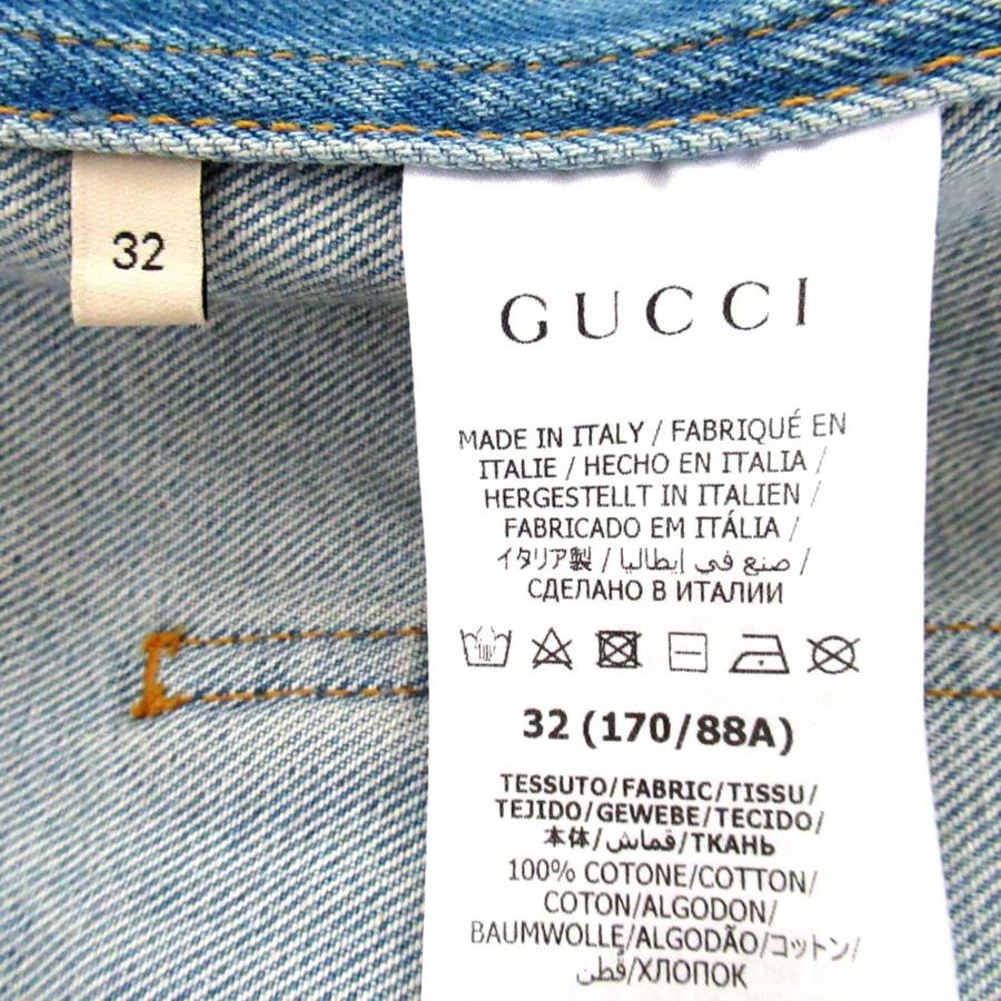 GUCCI（グッチ） 美品 23AW GUCCI FUORI プリント デニム サロペット