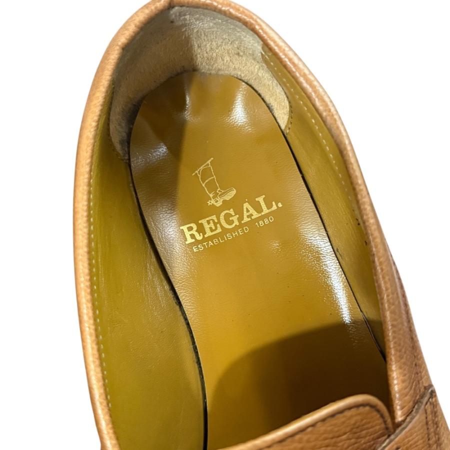 REGAL（リーガル） 美品 レザー コインローファー 24cm キャメル