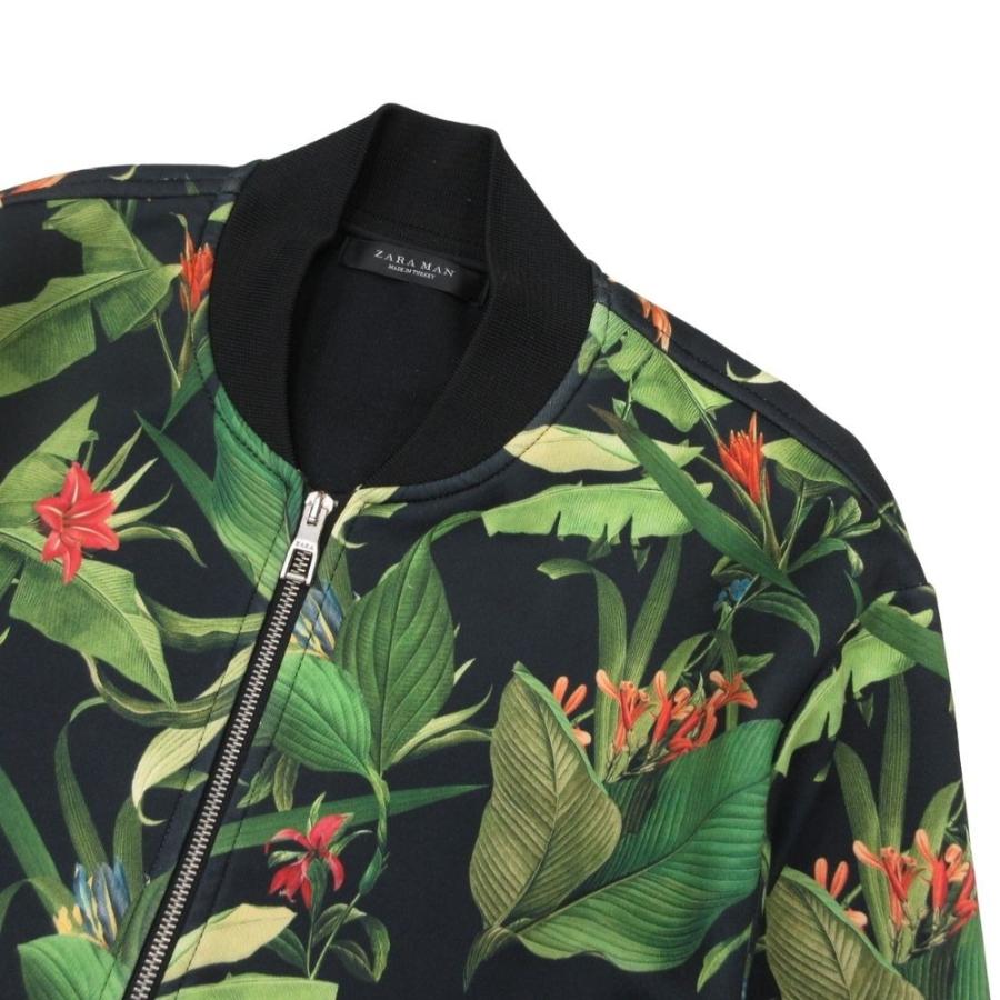 ZARA ザラ メンズ セットアップ ジャージ XLサイズ 花柄 ボタニカル柄 未使用級ZARA MAN ザラ 花柄 ボタニカル ライン ジャージ 希少 完売品