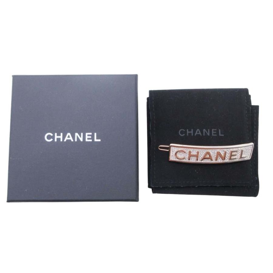 CHANEL（シャネル） 美品 21年 クルーズライン ロゴ バレッタ ライン