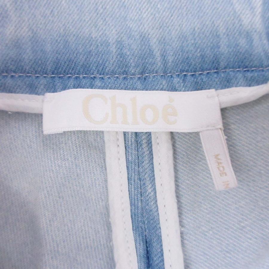 Chloe（クロエ） 美品 前後スリット デニム ロングスカート