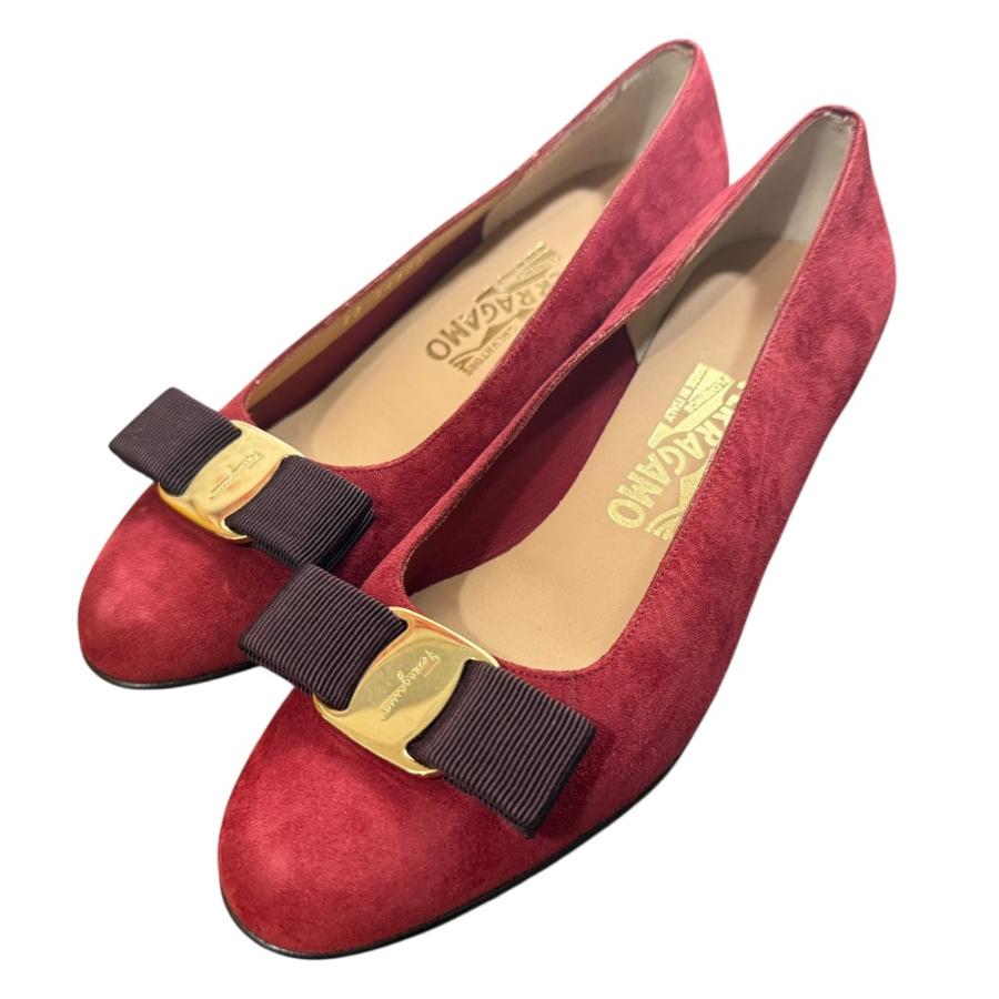 未使用 Salvatore Ferragamo サルヴァトーレフェラガモ スエード